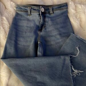 Wonder Nation Medium Blue High Rise wide leg Jeans